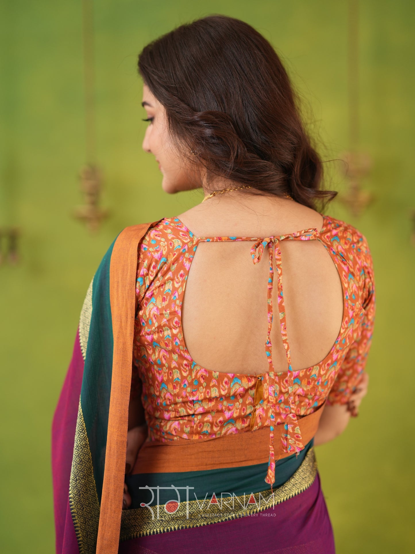 Narayanpet Pink Cotton Saree by Raag Varnam | Mercerized Finish With 2 Blouses Included