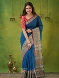 Narayanpet Rama Cotton Saree by Raag Varnam | Mercerized Finish With 2 Blouses Included
