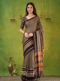 Narayanpet Grey Cotton Saree by Raag Varnam | Mercerized Finish With 2 Blouses Included