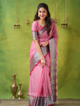 Raag Varnam Pink Narayanpet Mercerized Cotton Saree