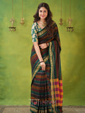 Narayanpet Multi Cotton Saree by Raag Varnam | Mercerized Finish With 2 Blouses Included