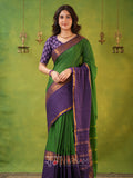 Narayanpet Cotton Saree by Raag Varnam | Mercerized Finish With 2 Blouses Included