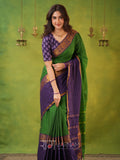Narayanpet Cotton Saree by Raag Varnam | Mercerized Finish With 2 Blouses Included