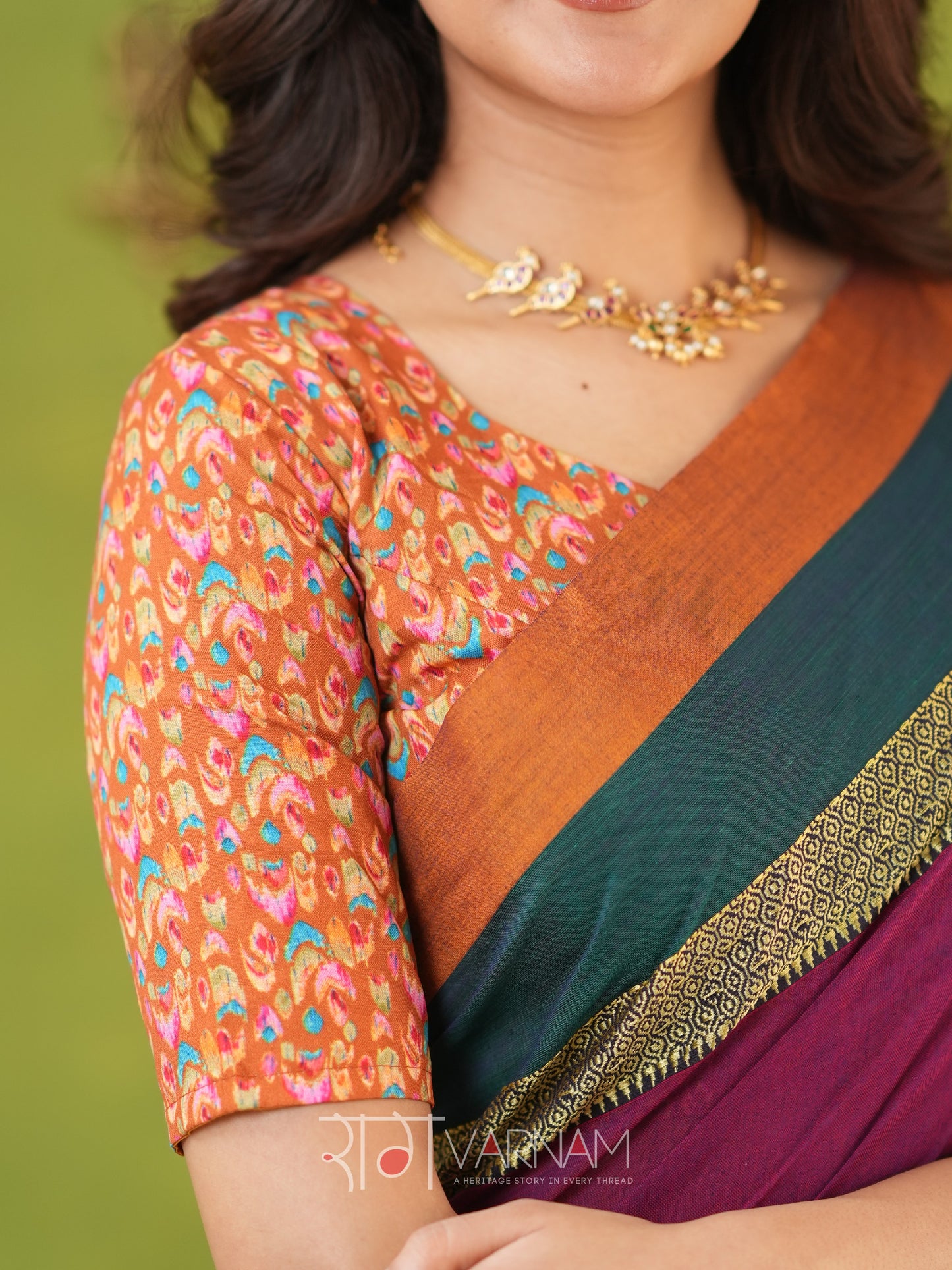 Narayanpet Pink Cotton Saree by Raag Varnam | Mercerized Finish With 2 Blouses Included
