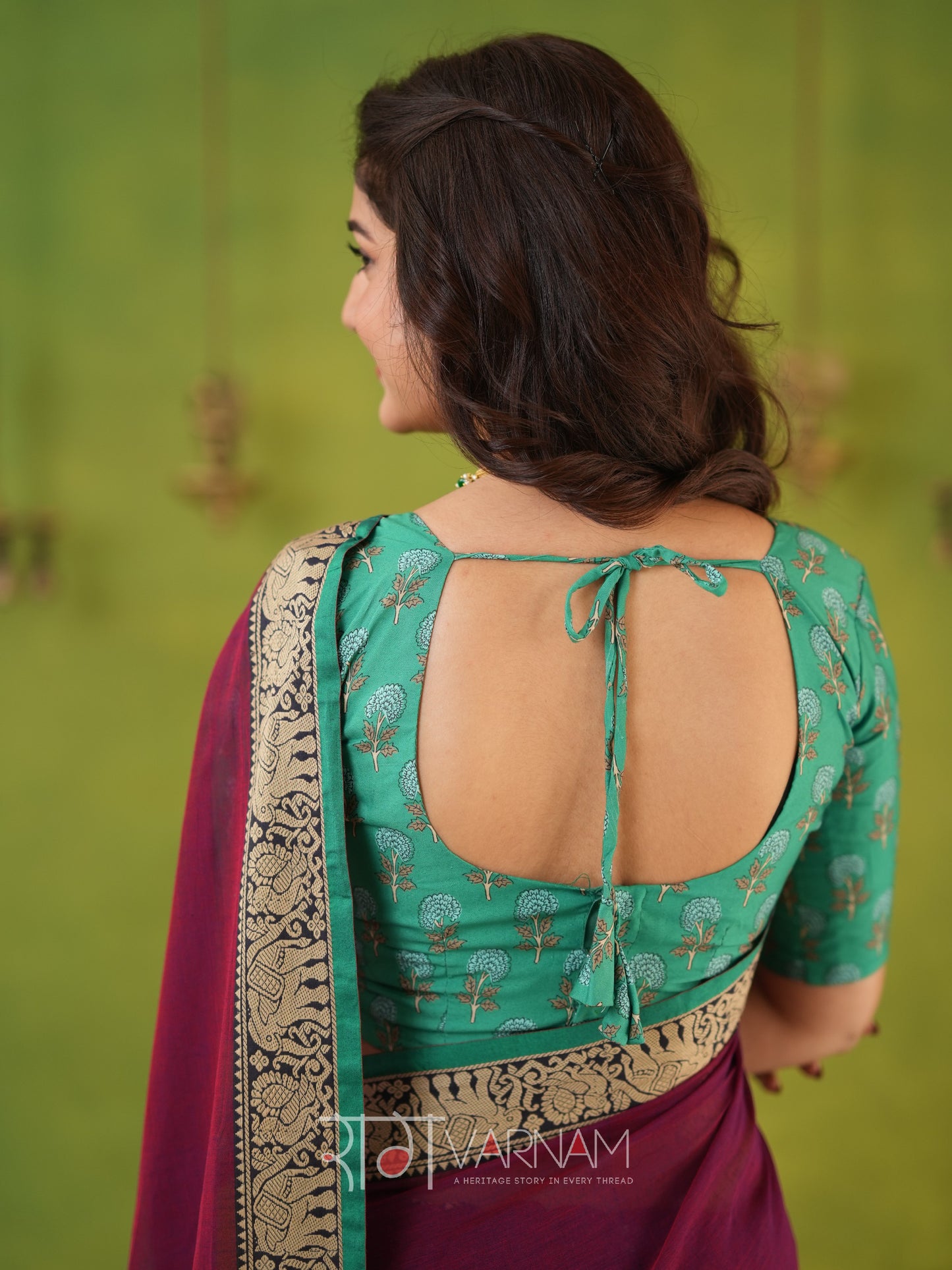 Narayanpet Pink Cotton Saree by Raag Varnam | Mercerized Finish With 2 Blouses Included