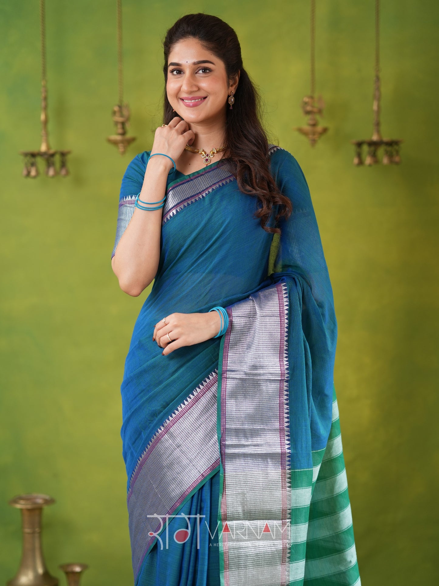 Raag Varnam Rama Narayanpet Mercerized Cotton Saree