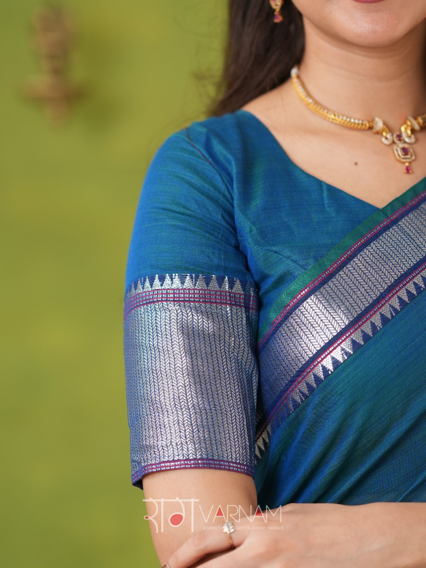 Raag Varnam Rama Narayanpet Mercerized Cotton Saree
