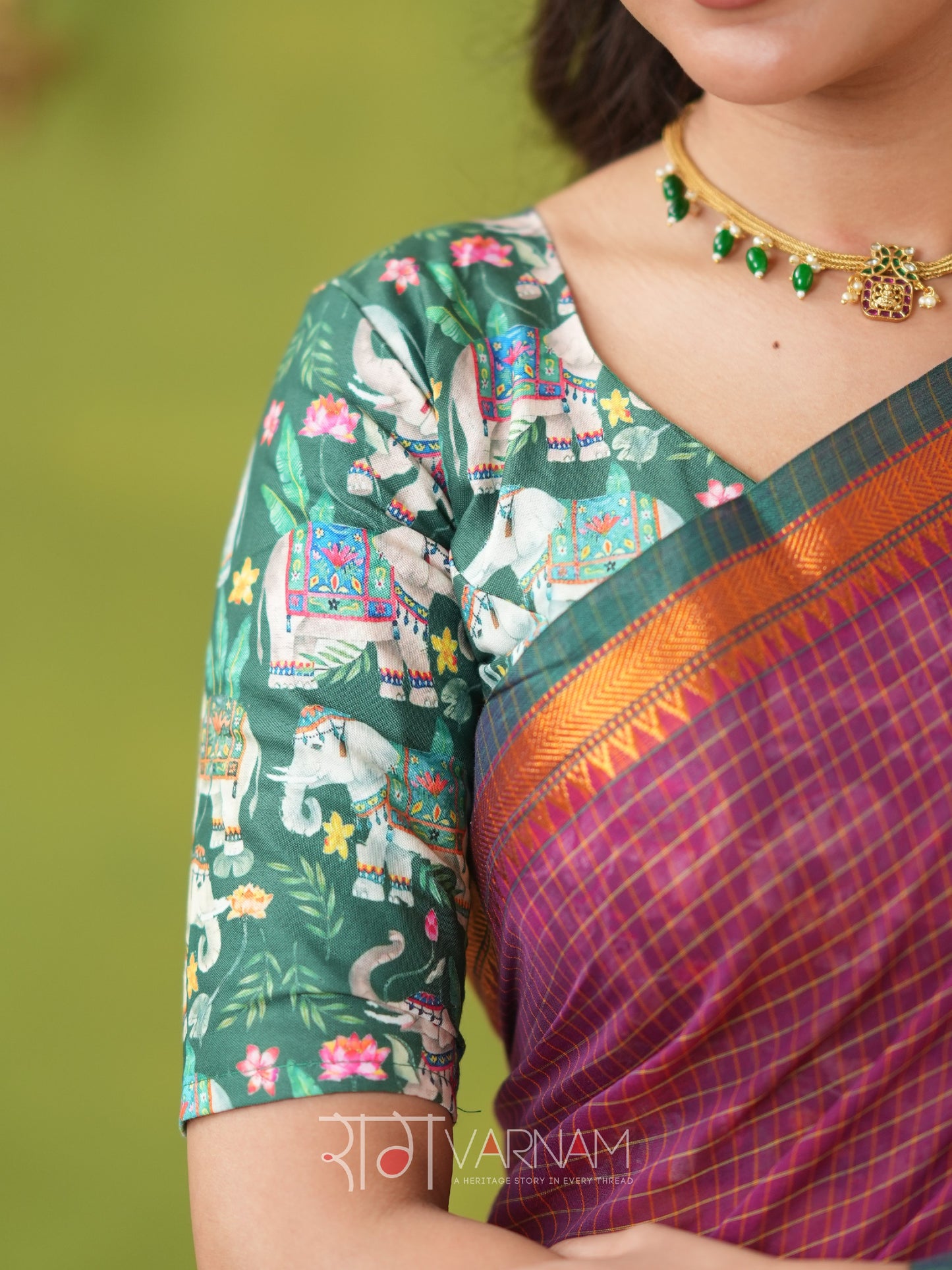 Narayanpet Pink Cotton Saree by Raag Varnam | Mercerized Finish With 2 Blouses Included