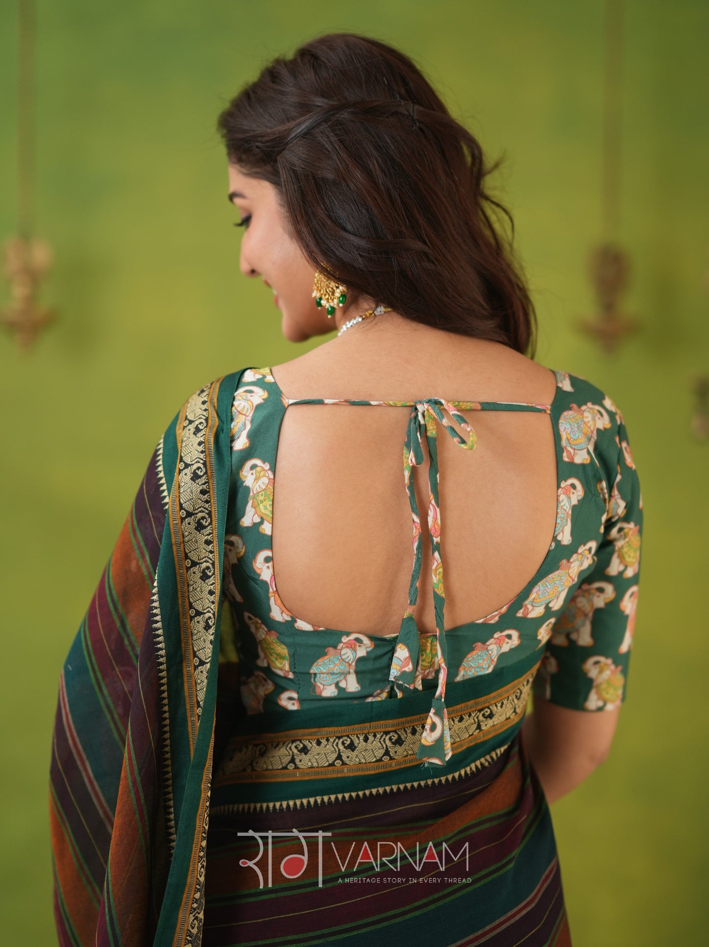 Narayanpet  Multi Cotton Saree by Raag Varnam | Mercerized Finish With 2 Blouses Included