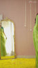 Raag Varnam Pista Green Handloom Tissue Saree With Designer Blouse