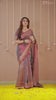 Raag Varnam Copper Handloom Tissue Saree With Designer Blouse