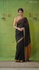Narayanpet Black Cotton Saree by Raag Varnam | Mercerized Finish With 2 Blouses Included