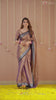 Raag Varnam Copper Handloom Tissue Saree With Designer Blouse