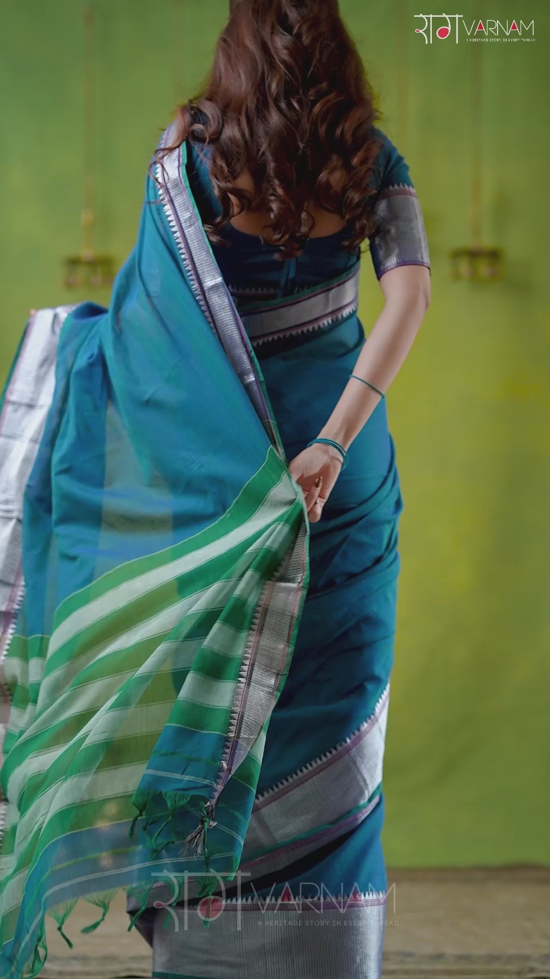 Raag Varnam Rama Narayanpet Mercerized Cotton Saree