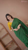 Raag Varnam Green Handloom Cotton Saree With Designer Blouse
