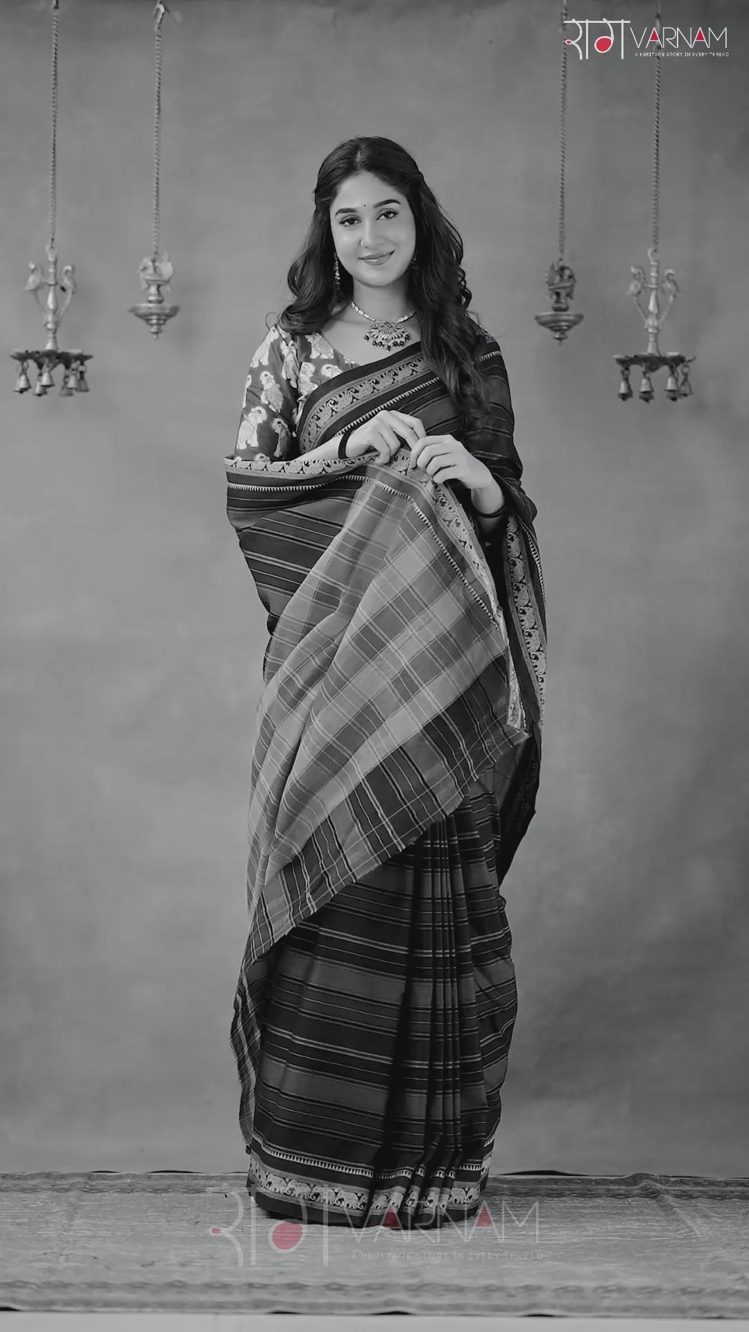 Narayanpet  Multi Cotton Saree by Raag Varnam | Mercerized Finish With 2 Blouses Included