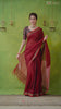 Narayanpet Maroon Cotton Saree by Raag Varnam | Mercerized Finish With 2 Blouses Included