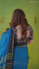 Narayanpet Sky Cotton Saree by Raag Varnam | Mercerized Finish With 2 Blouses Included